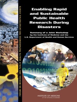 cover image of Enabling Rapid and Sustainable Public Health Research During Disasters